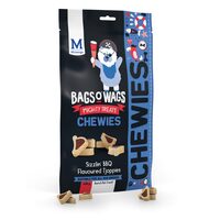 Snack pentru câine Montego Bags OWags, cu aromă de BBQ, 120 g