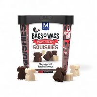 Jeleuri pentru câine Montego Bags OWags, cu aromă de roșcove și vanilie , 500 g