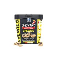 Snack pentru câine Montego Bags OWags, cu aromă de unt de arahide, 500 g